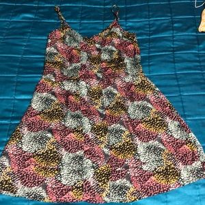 ⭐️3/$15 Dress with belt - Multicolor Print